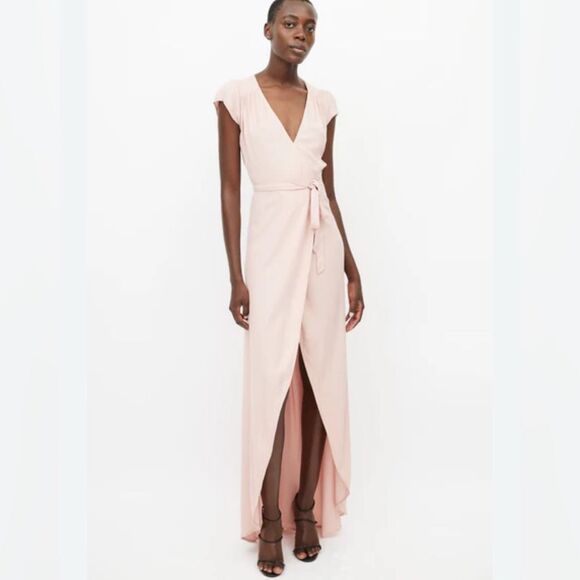 Reformation women’s small chamomile dress blush pink  wedding guest event - Picture 2 of 6